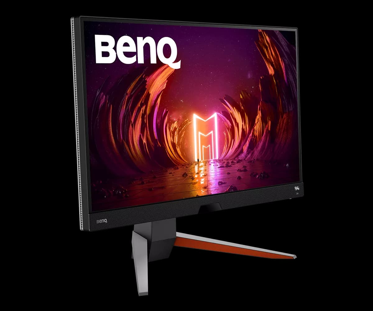 BenQ MOBIUZ EX2710Q 27 inch QHD 1440p gaming monitor on stand