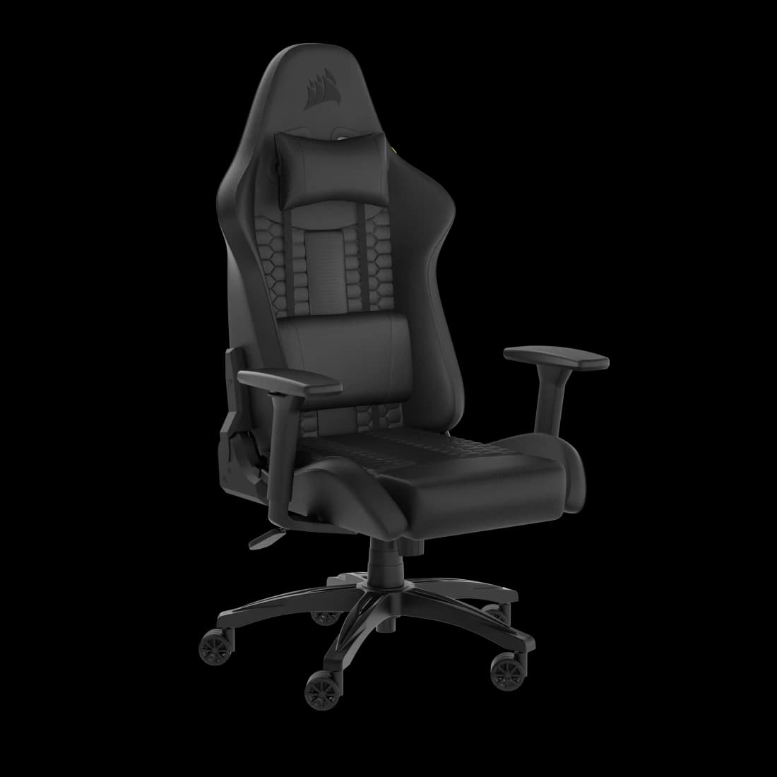 Corsair TC100 Relaxed black leatherette racing-style gaming chair