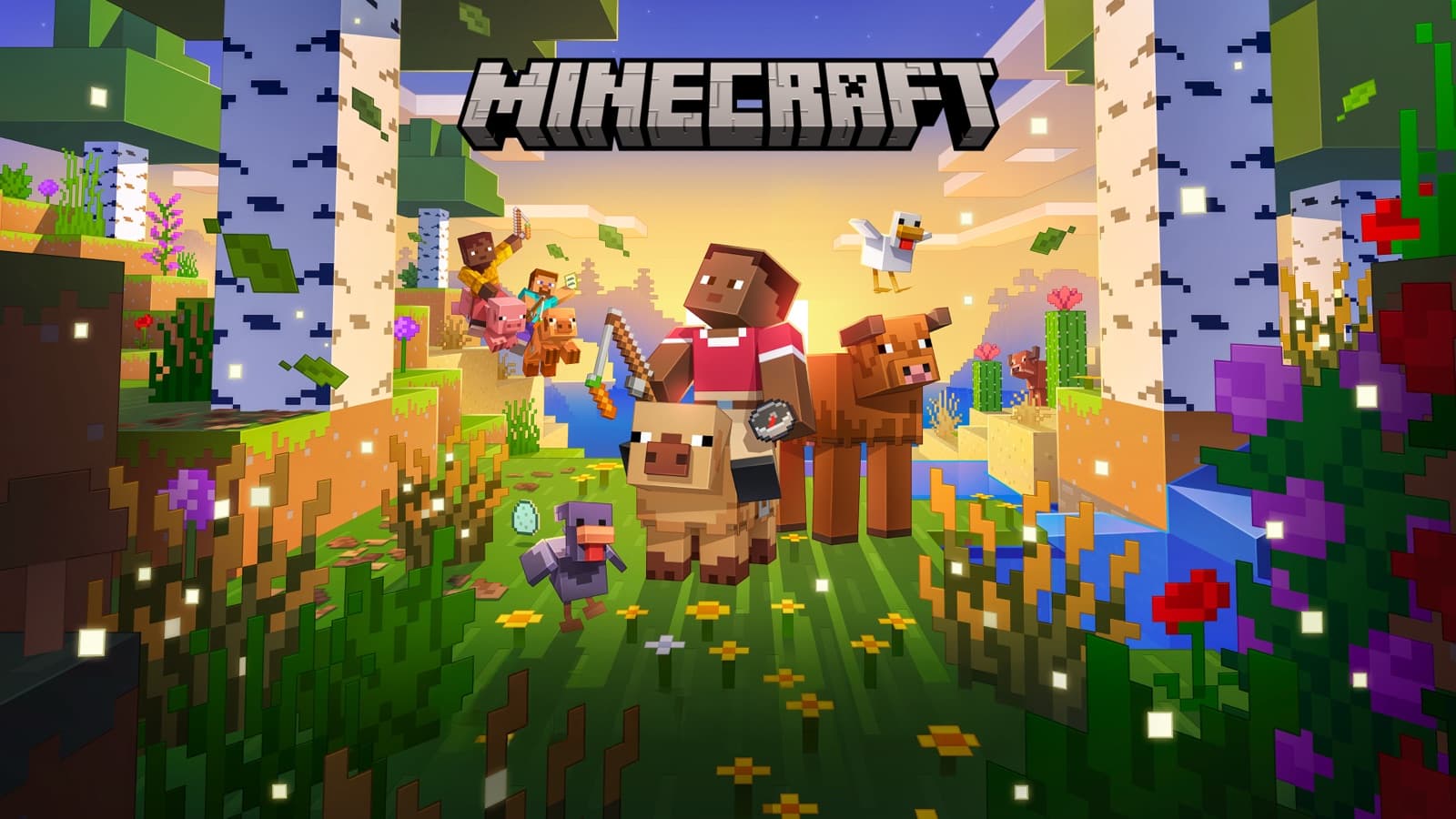 Minecraft (Java and Bedrock) cover art